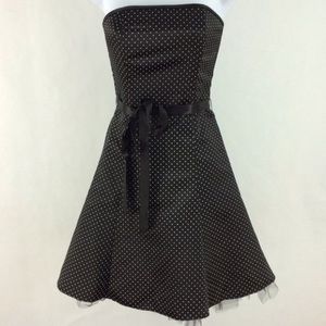 Jessica McClintock Polka Dot Cocktail Dress